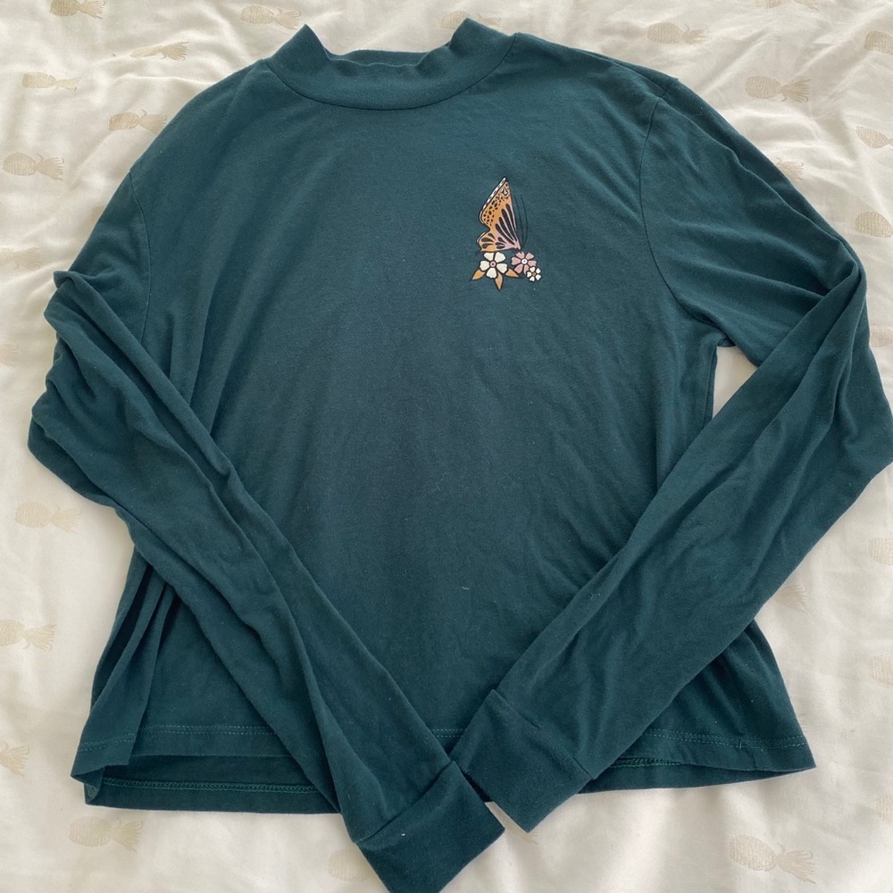girls volcom long sleeve tee